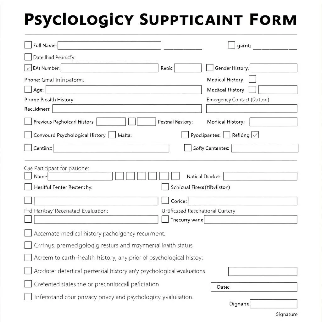 心理学被试情况登记表