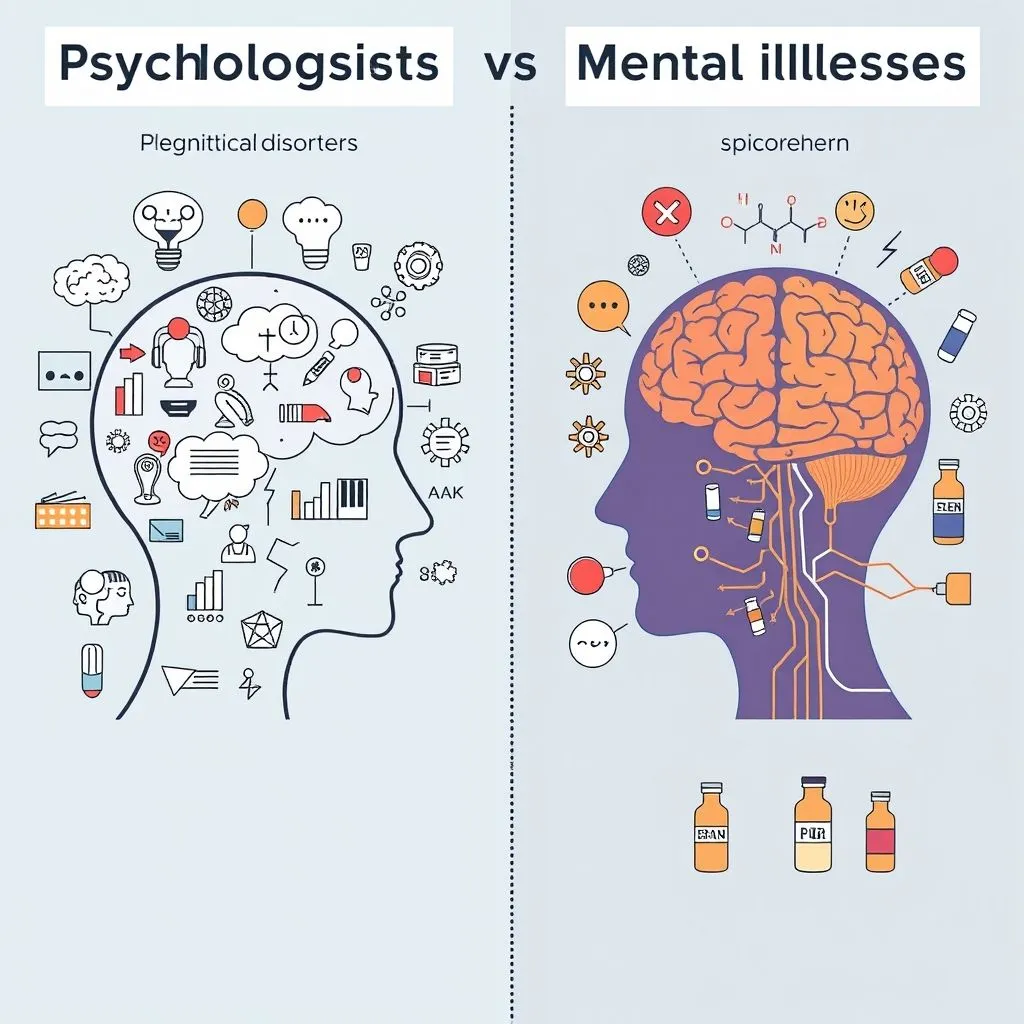 心理疾病和精神疾病的区别