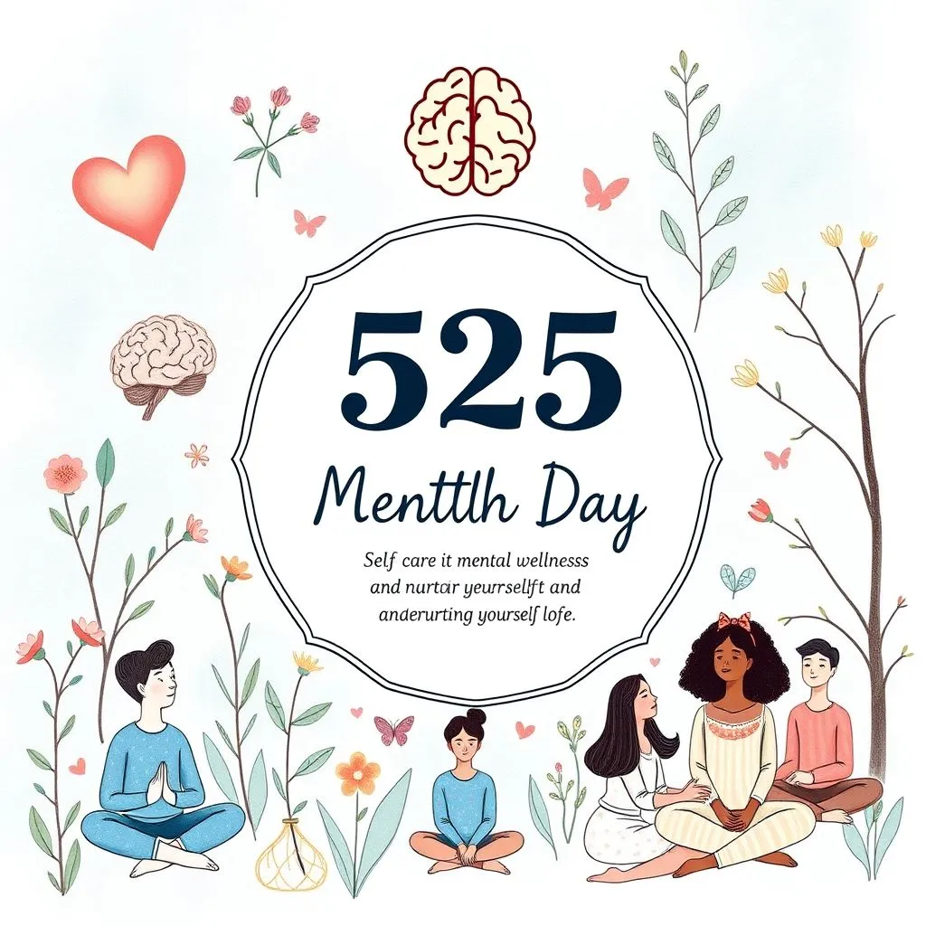 525心理健康日手抄报