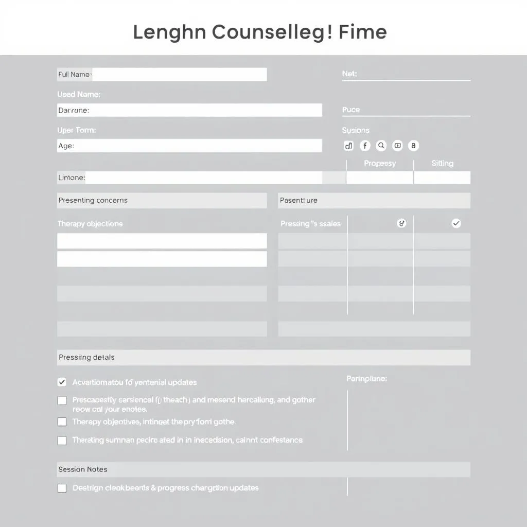 心理健康辅导记录表