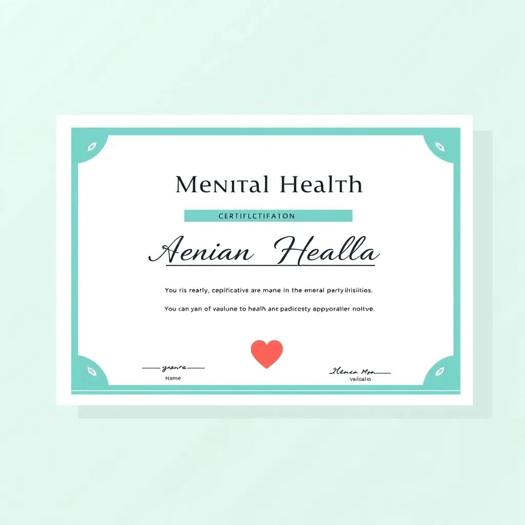 心理健康证