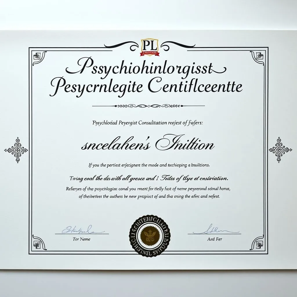 心理师咨询证