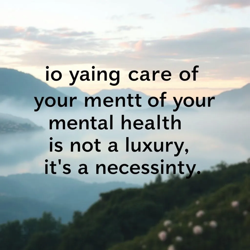 关于心理健康的名言