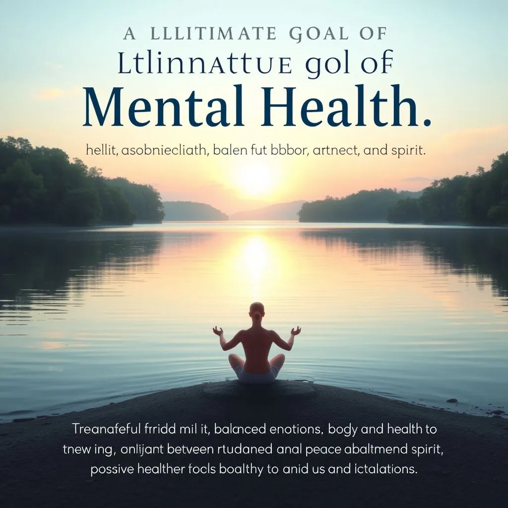 心理健康的最终目标