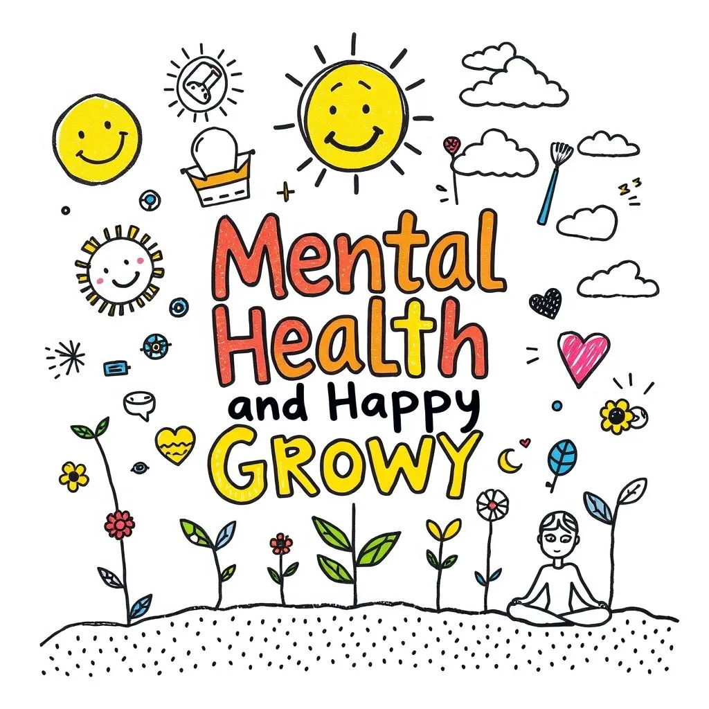 心理健康快乐成长手抄报
