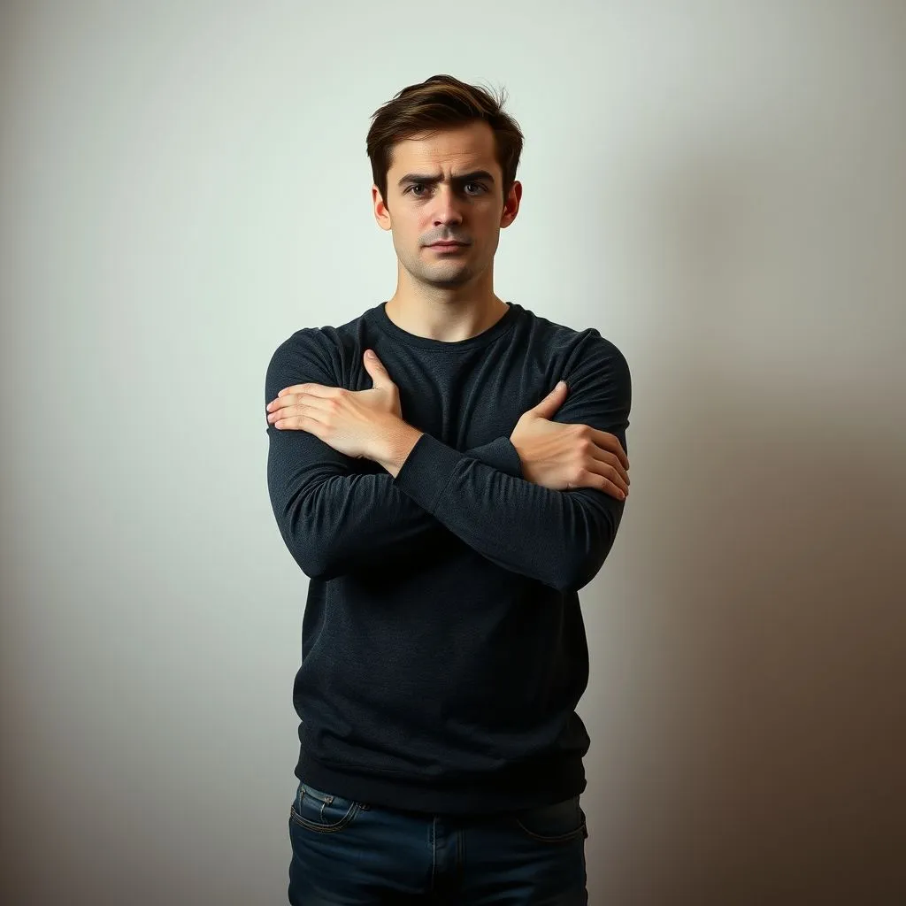 双手抱胸心理学分析