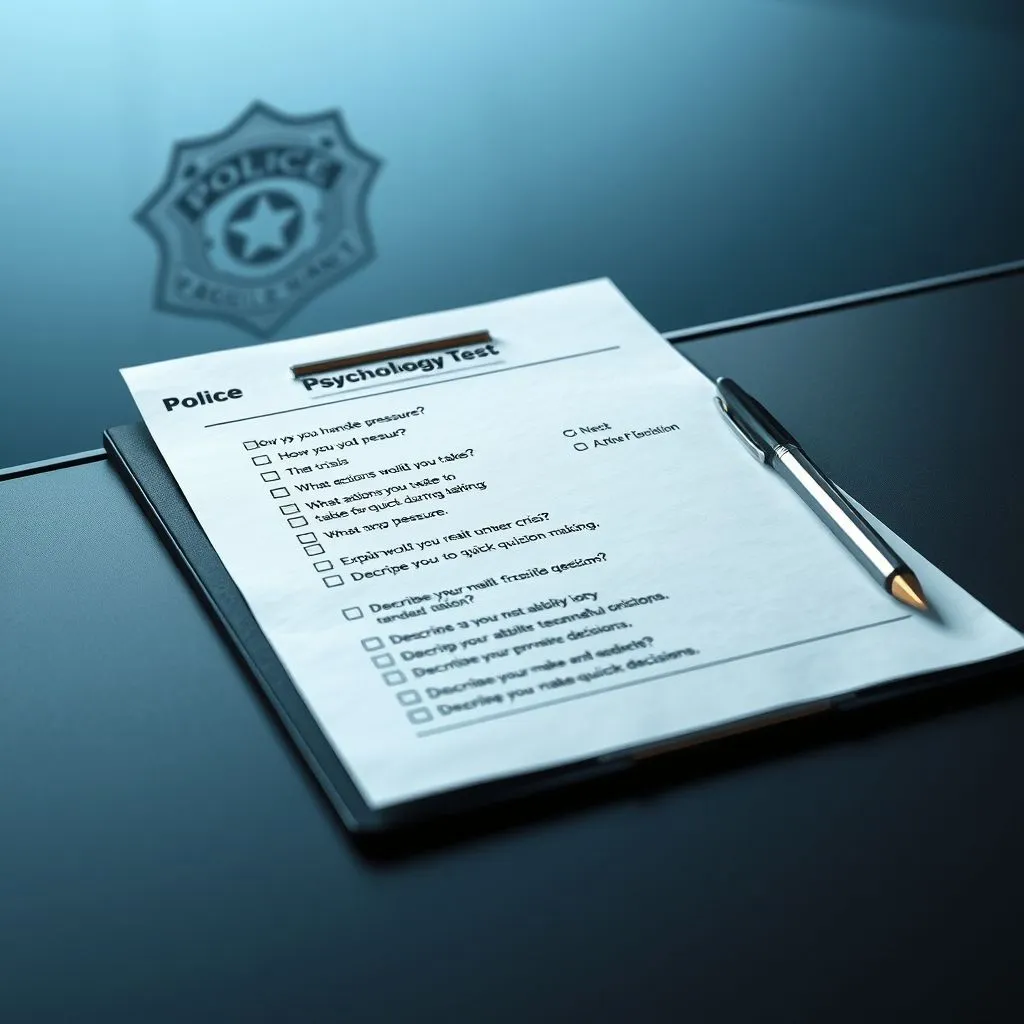 警察心理测试题及答案