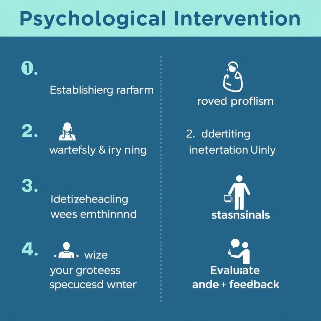 心理干预的四个步骤