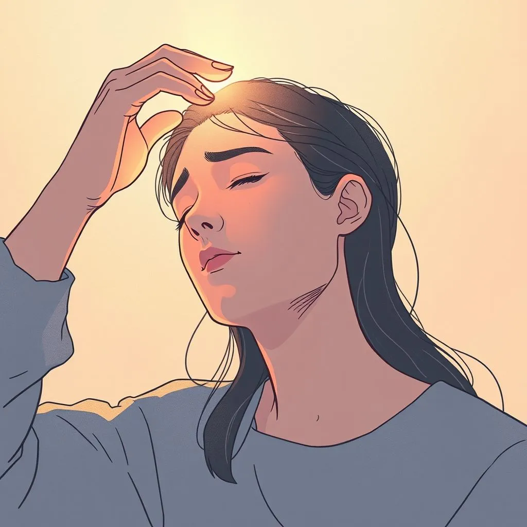 摸额头心理学代表什么