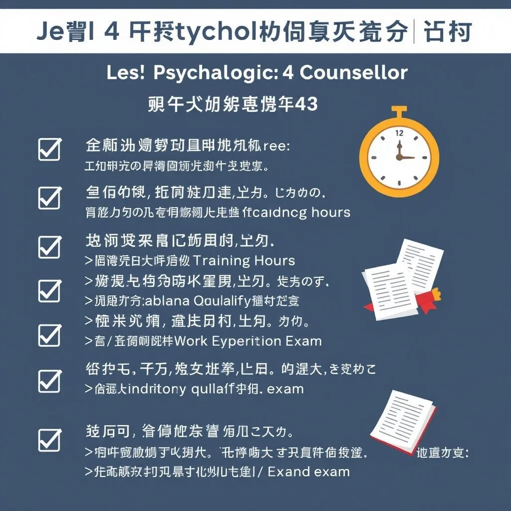 心理咨询师四级报名条件