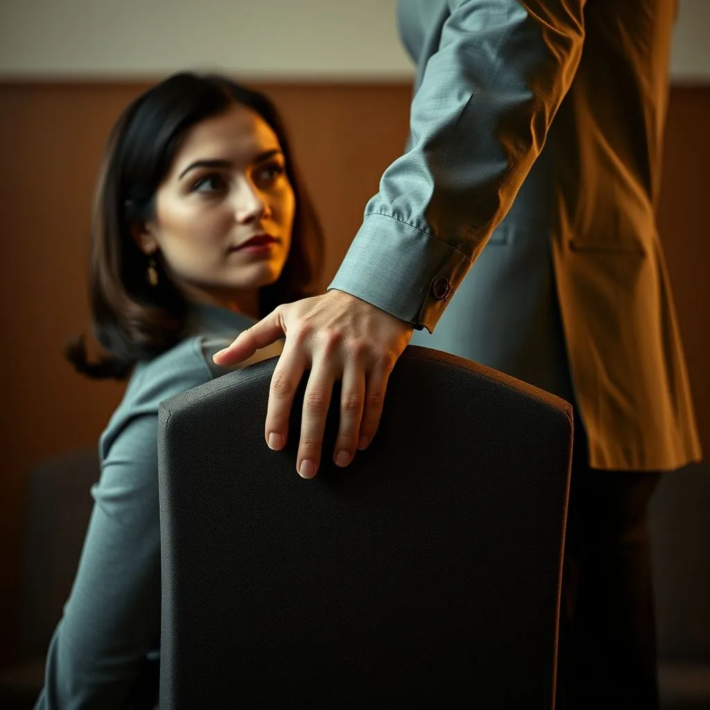 手搭在女生椅背的心理