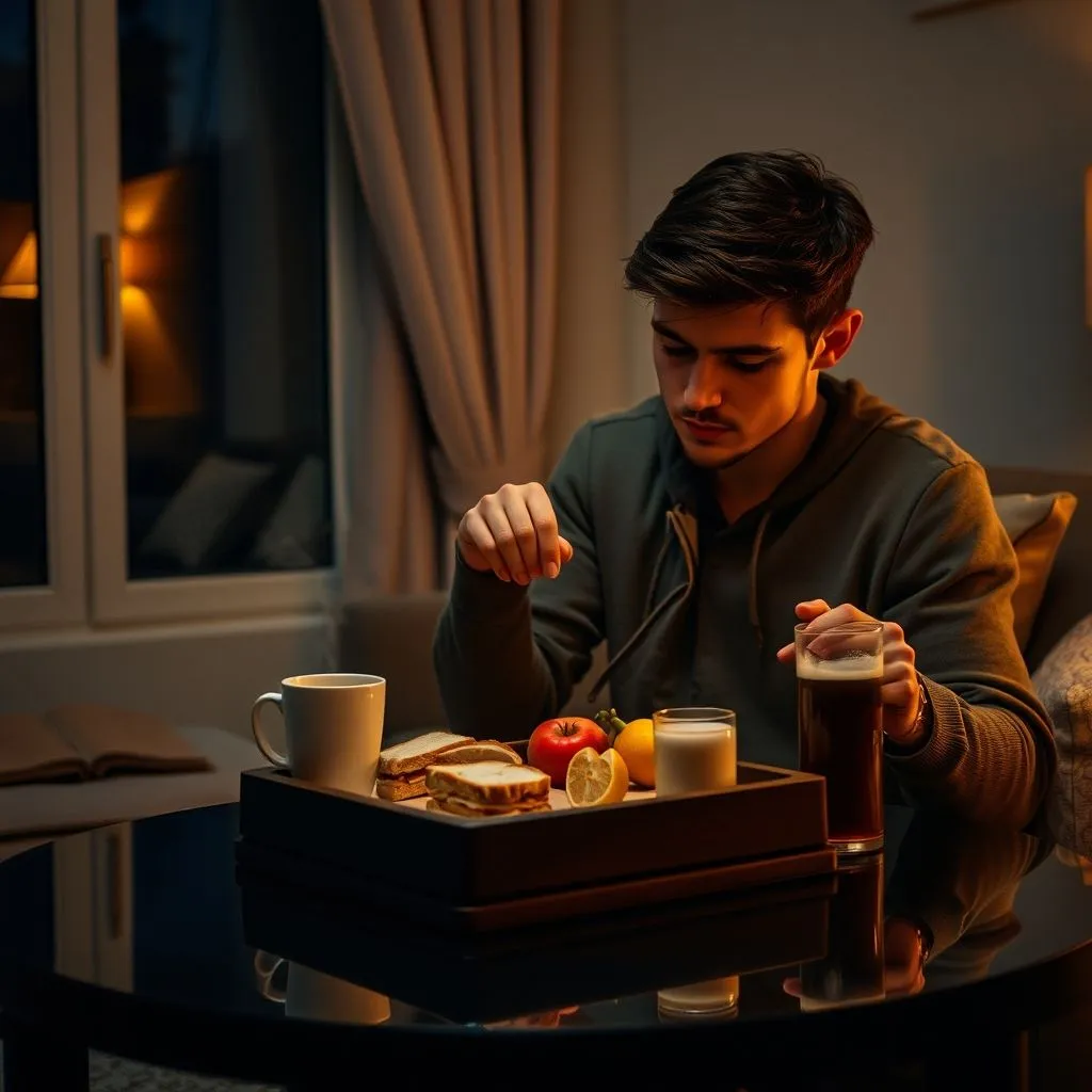 男生给女生送夜宵心理