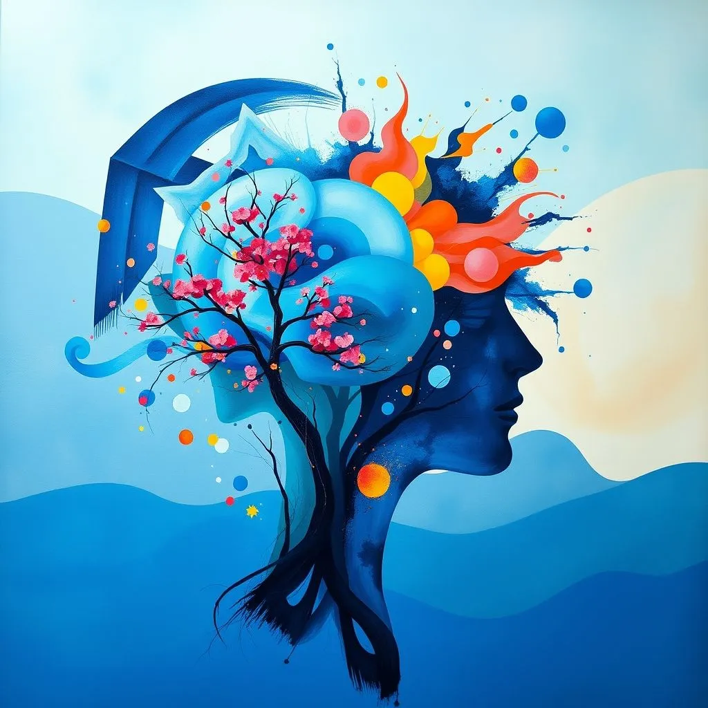 关于心理健康的绘画