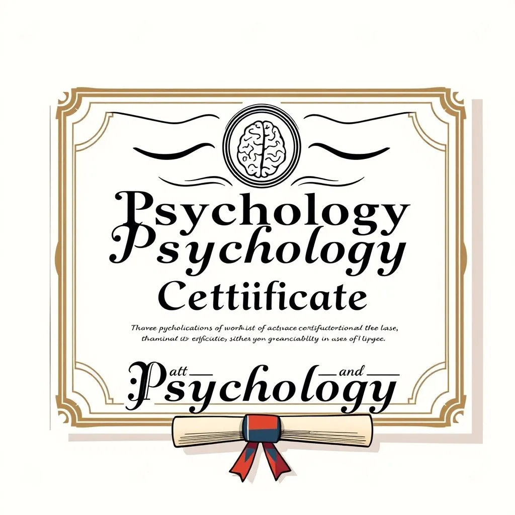 心理学 证书