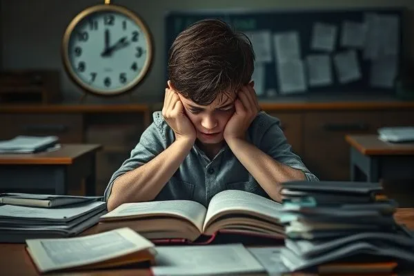 中学生考试焦虑