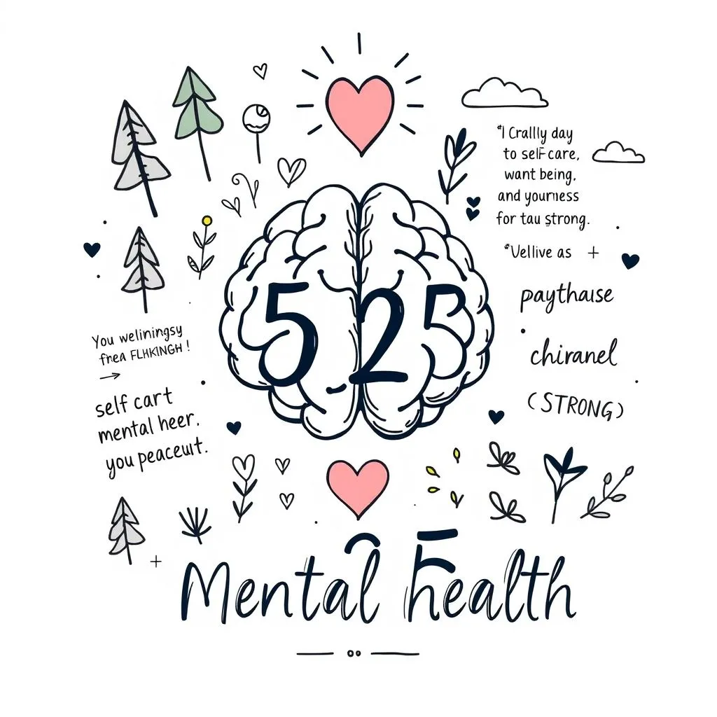 525心理健康手抄报