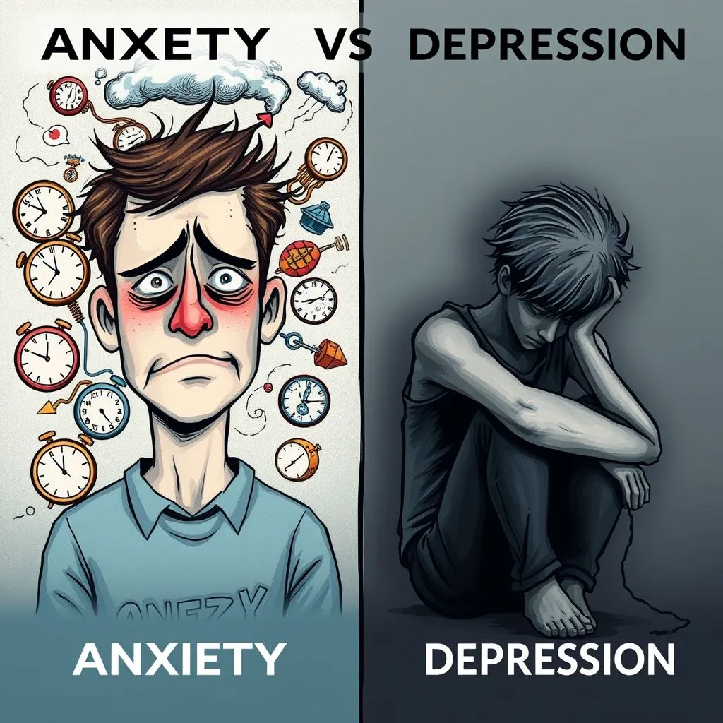 焦虑症和抑郁症的区别在哪