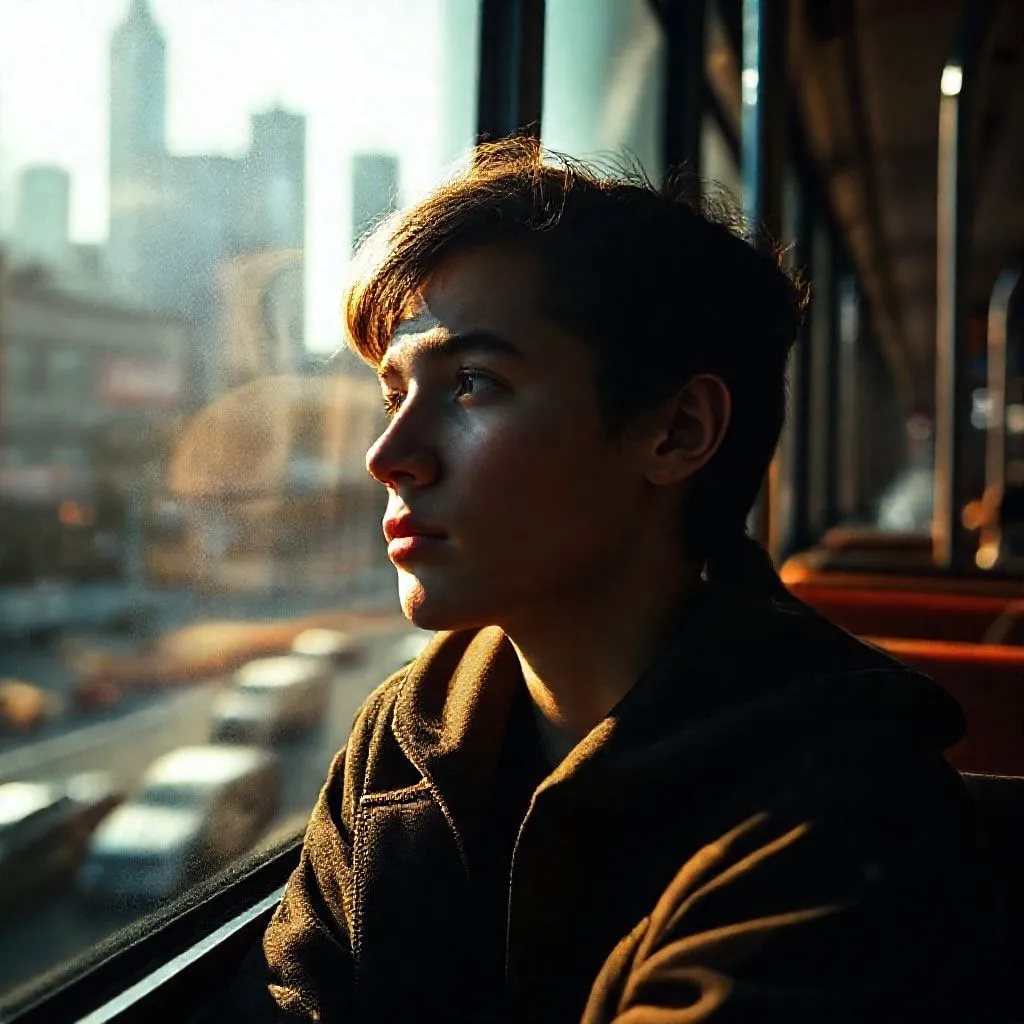 靠窗坐公交车的心理学