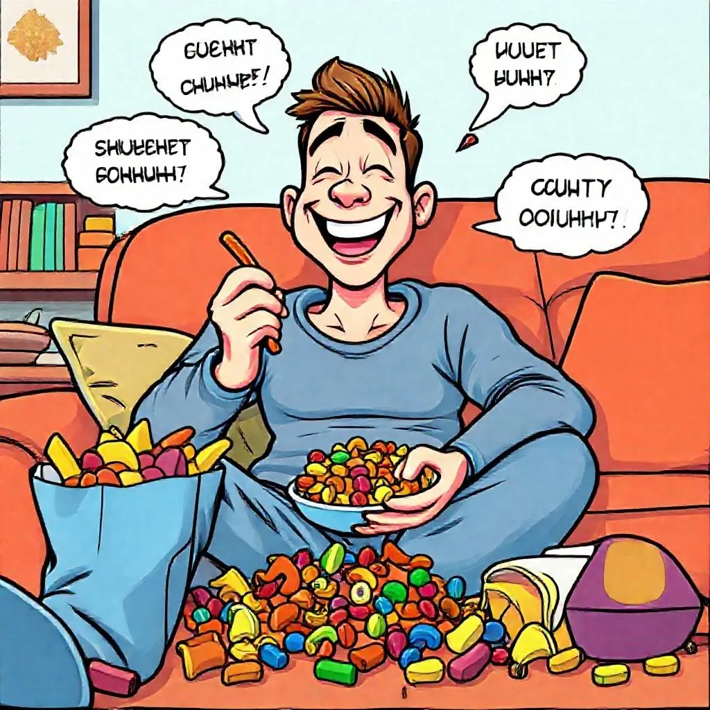 男人吃零食的心理学原理