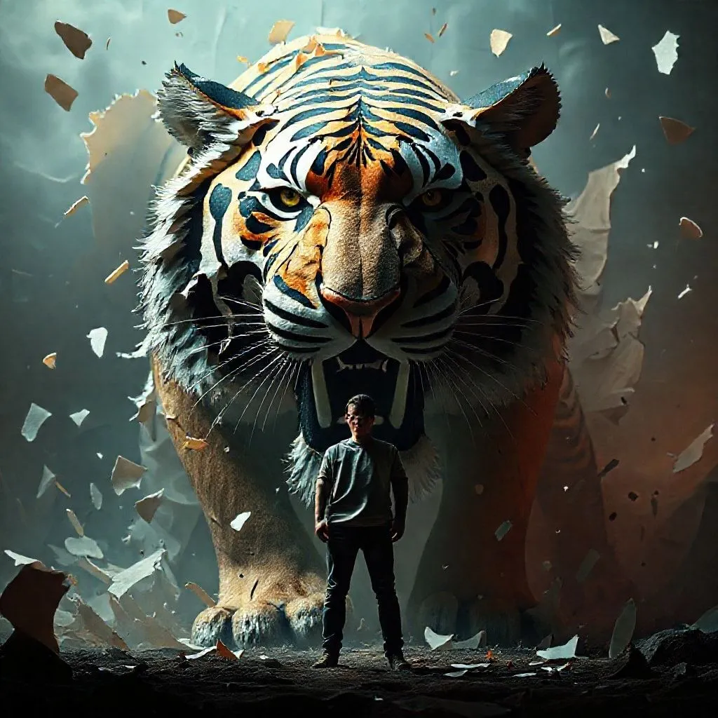 如何对付纸老虎的心理学