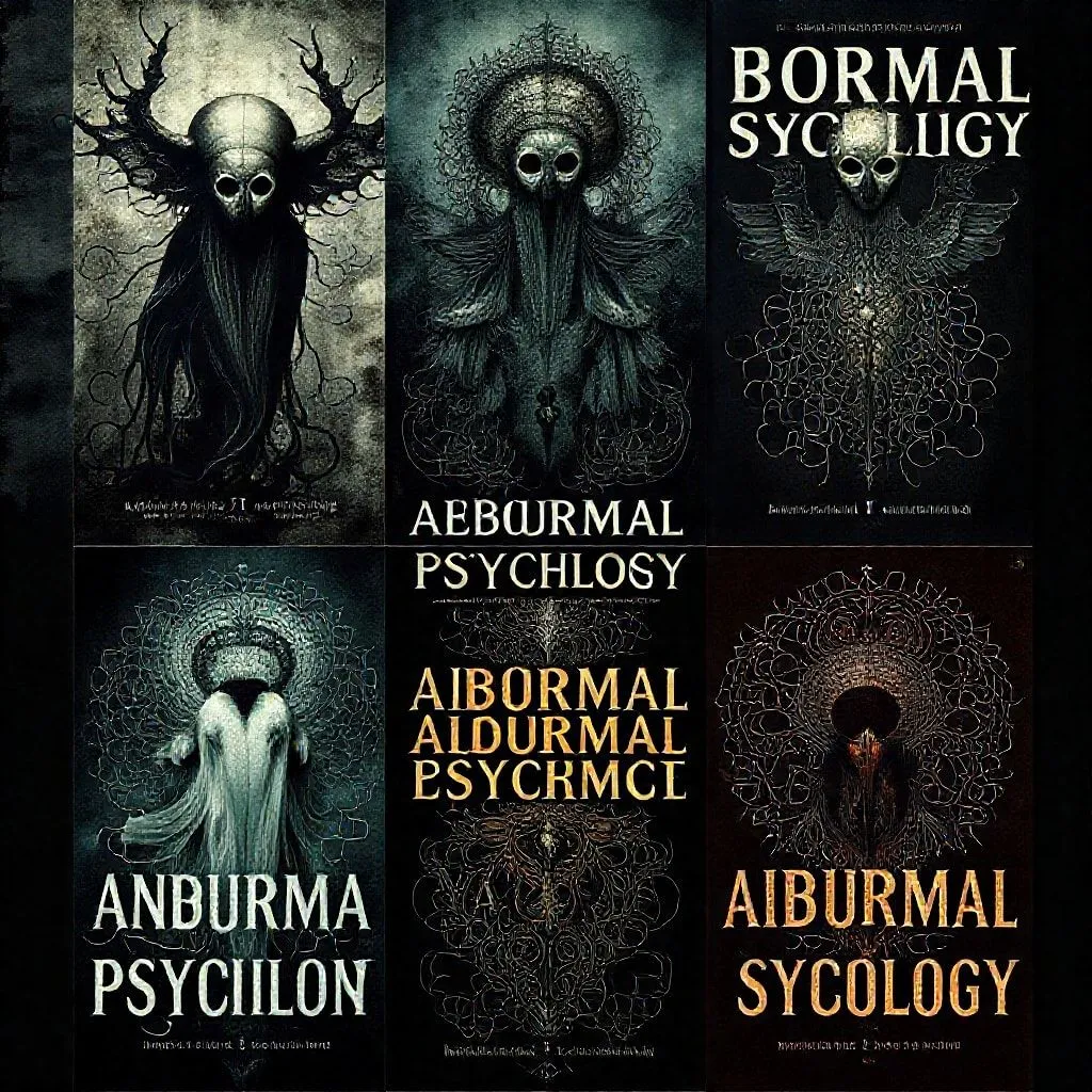 异常心理学书籍图片大全
