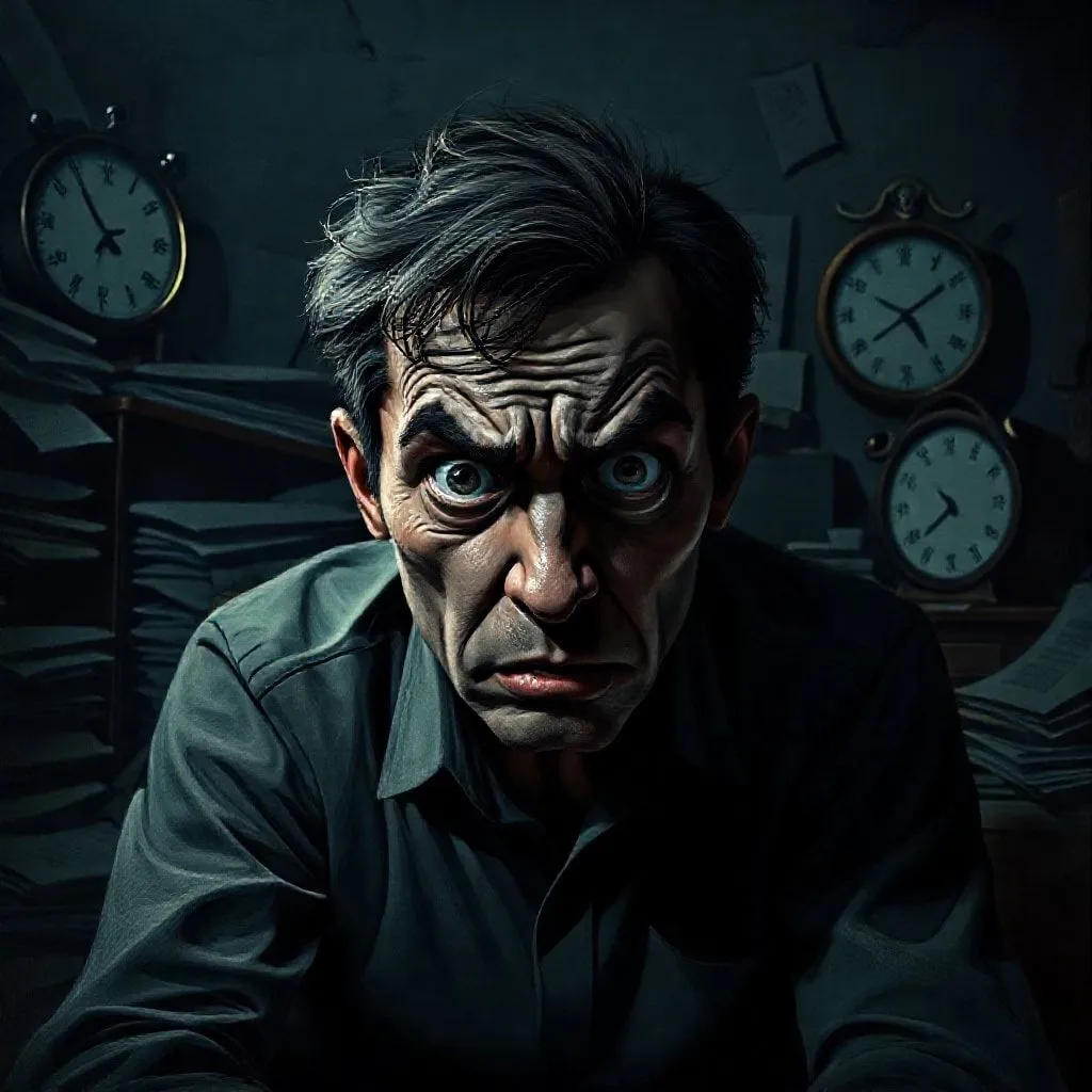 描写一个人担心事情的心理学原理