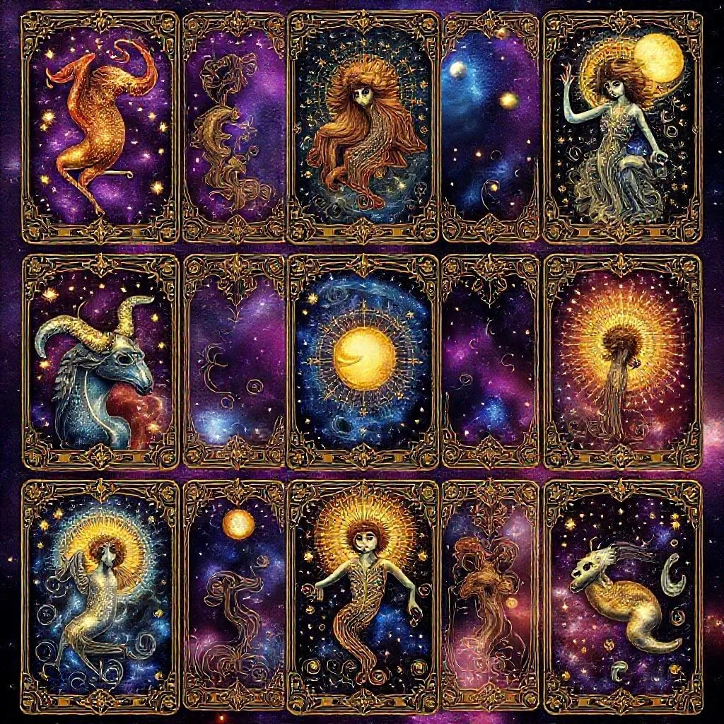 塔罗牌星座素材图片高清