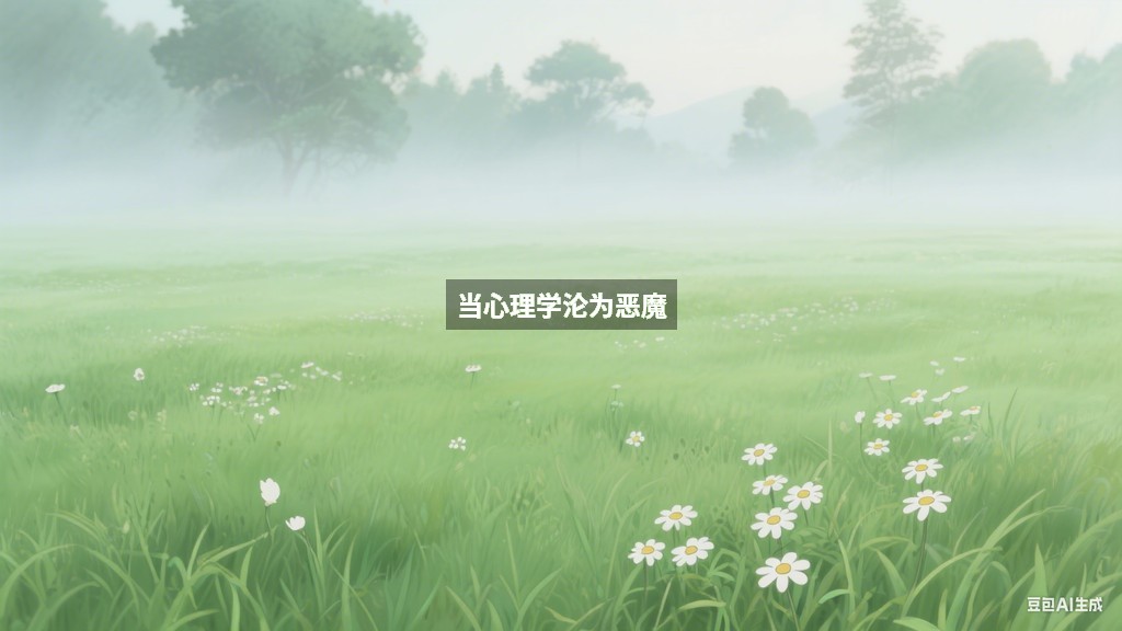 当心理学沦为恶魔