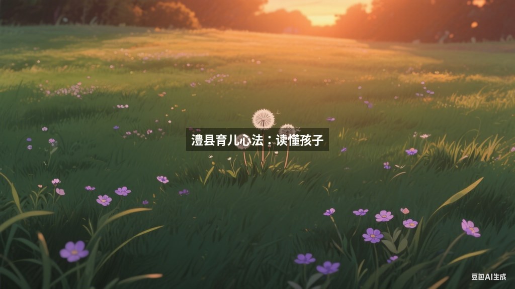 澧县育儿心法：读懂孩子
