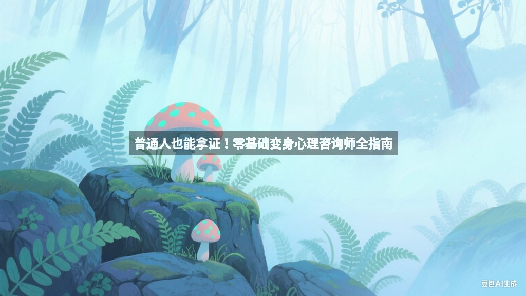 普通人也能拿证！零基础变身心理咨询师全指南
