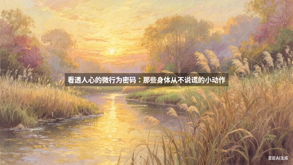 看透人心的微行为密码：那些身体从不说谎的小动作