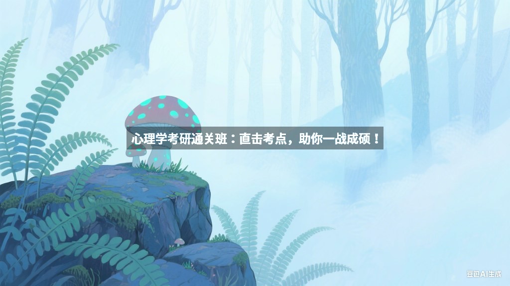 心理学考研通关班：直击考点，助你一战成硕！