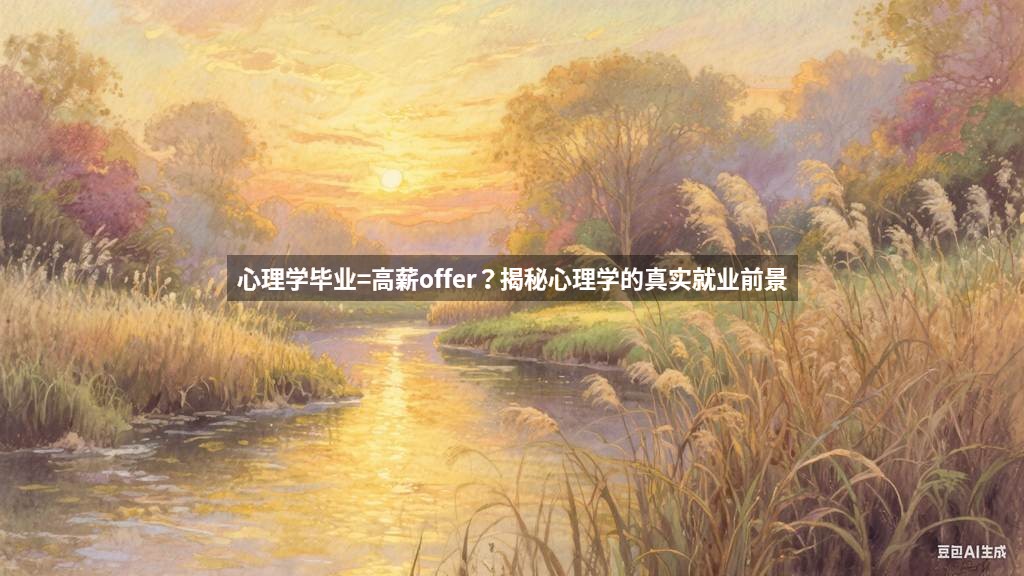 心理学毕业=高薪offer？揭秘心理学的真实就业前景