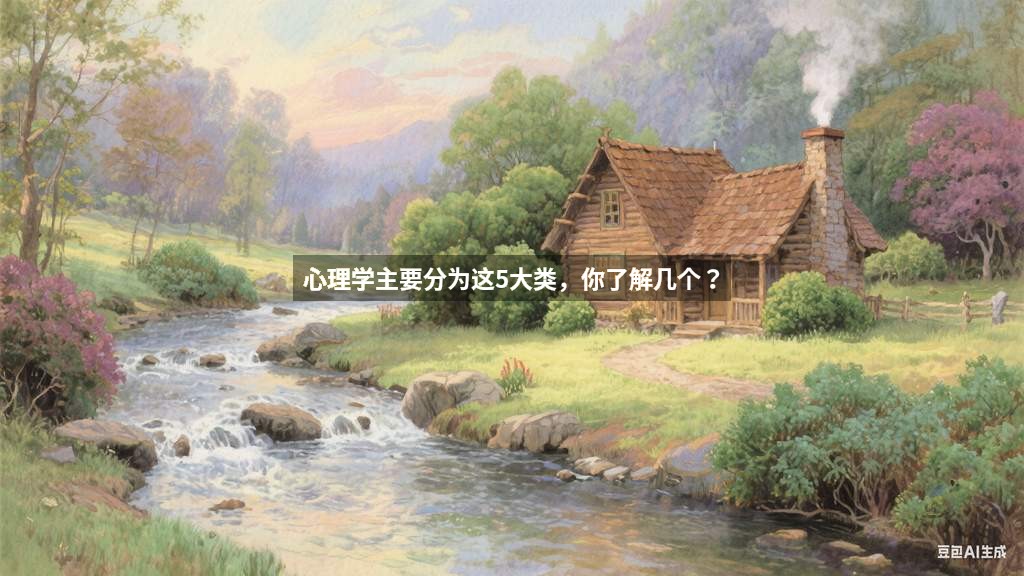 心理学主要分为这5大类，你了解几个？