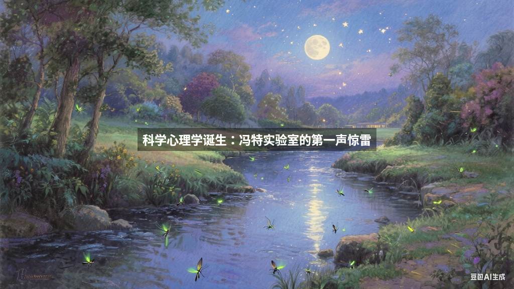科学心理学诞生：冯特实验室的第一声惊雷