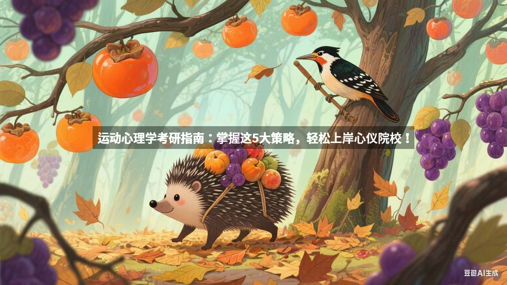 运动心理学考研指南：掌握这5大策略，轻松上岸心仪院校！