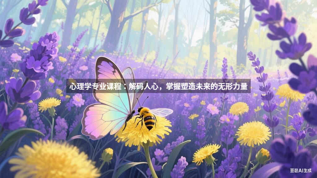 心理学专业课程：解码人心，掌握塑造未来的无形力量