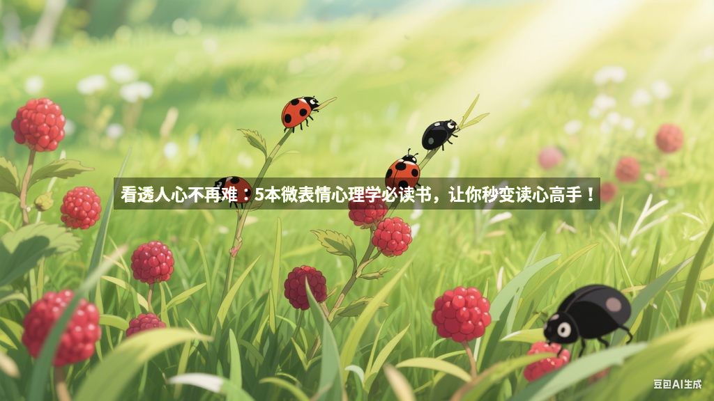 看透人心不再难：5本微表情心理学必读书，让你秒变读心高手！