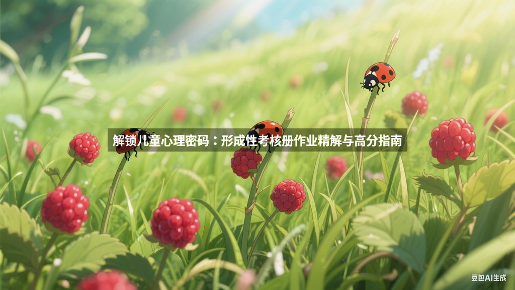 解锁儿童心理密码：形成性考核册作业精解与高分指南