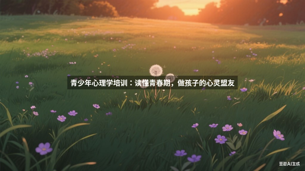 青少年心理学培训：读懂青春期，做孩子的心灵盟友