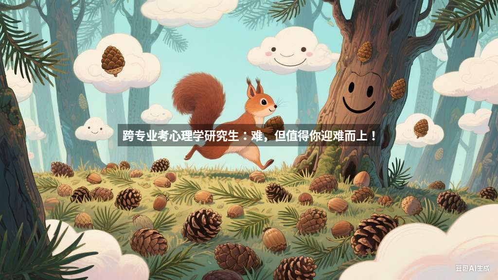 跨专业考心理学研究生：难，但值得你迎难而上！