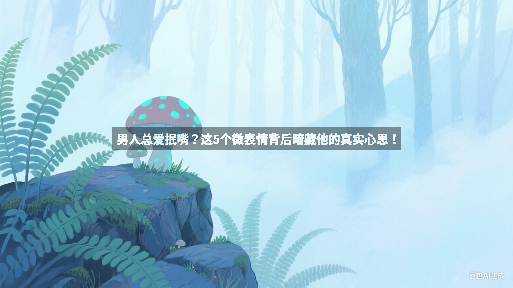 男人总爱抿嘴？这5个微表情背后暗藏他的真实心思！