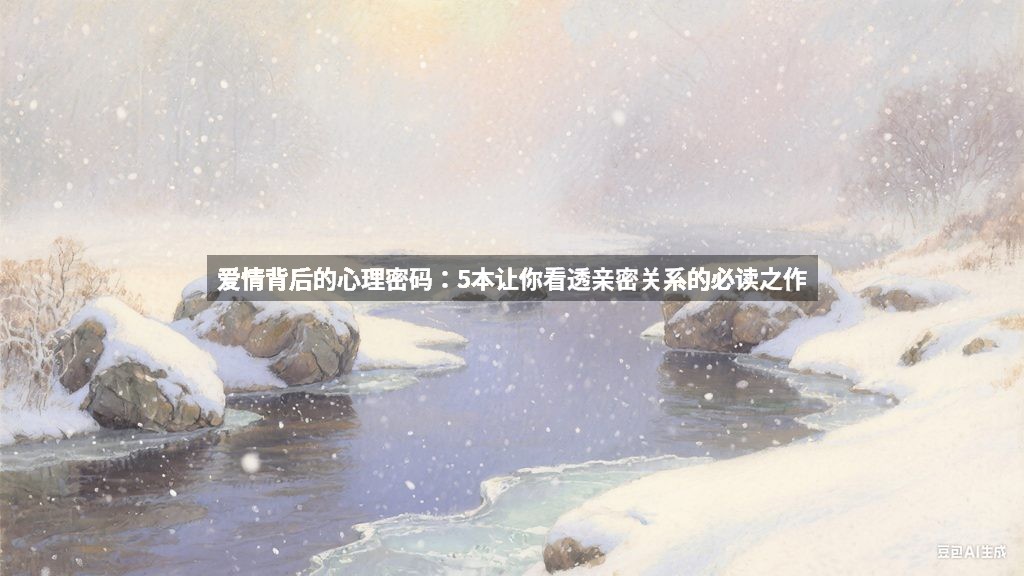 爱情背后的心理密码：5本让你看透亲密关系的必读之作