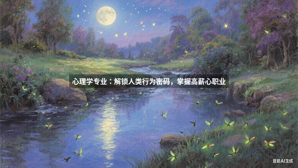 心理学专业：解锁人类行为密码，掌握高薪心职业