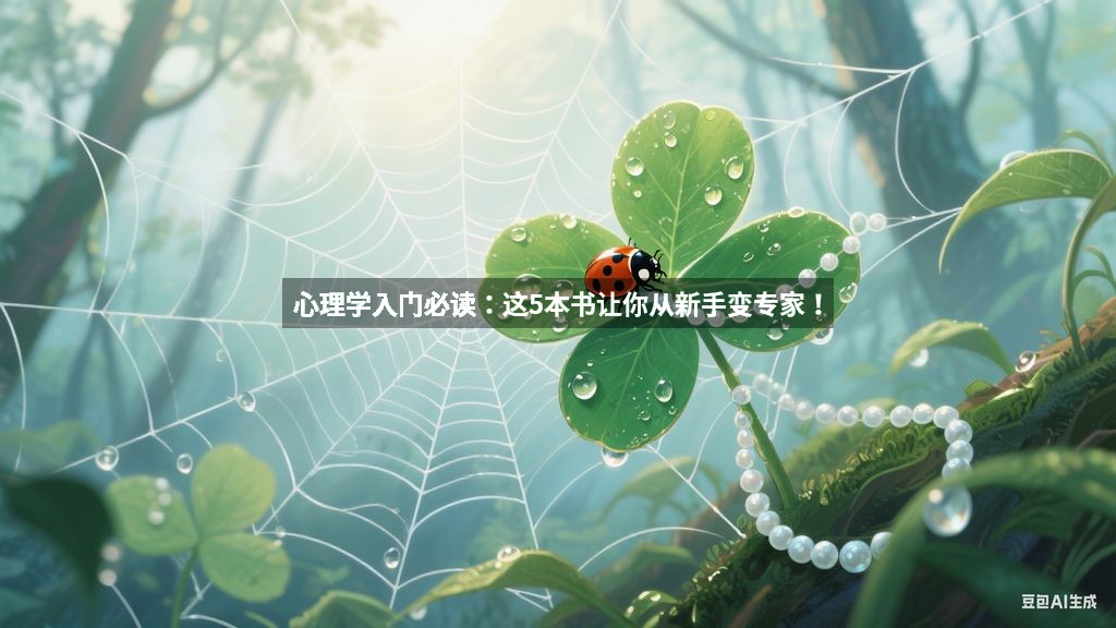 心理学入门必读：这5本书让你从新手变专家！