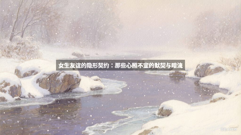 女生友谊的隐形契约：那些心照不宣的默契与暗流