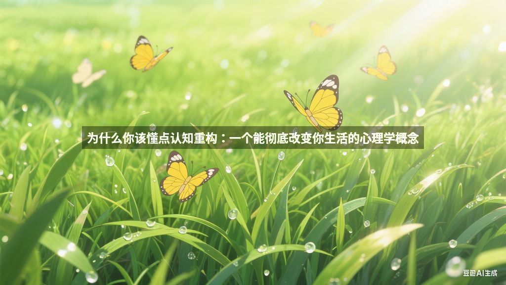 为什么你该懂点认知重构：一个能彻底改变你生活的心理学概念