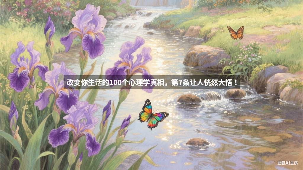 改变你生活的100个心理学真相，第7条让人恍然大悟！