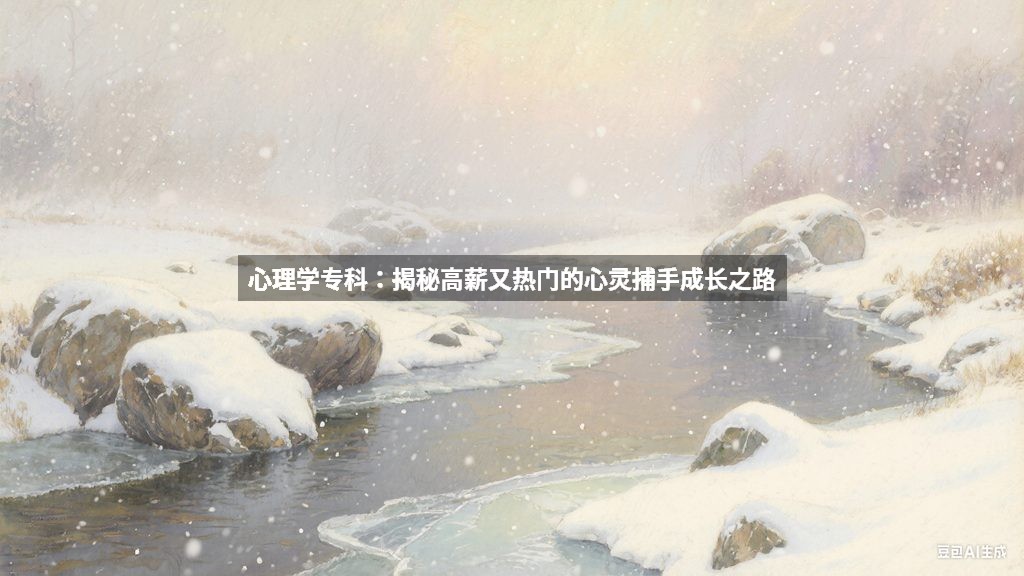 心理学专科：揭秘高薪又热门的心灵捕手成长之路