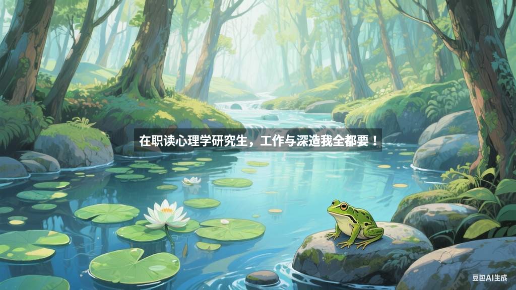 在职读心理学研究生，工作与深造我全都要！
